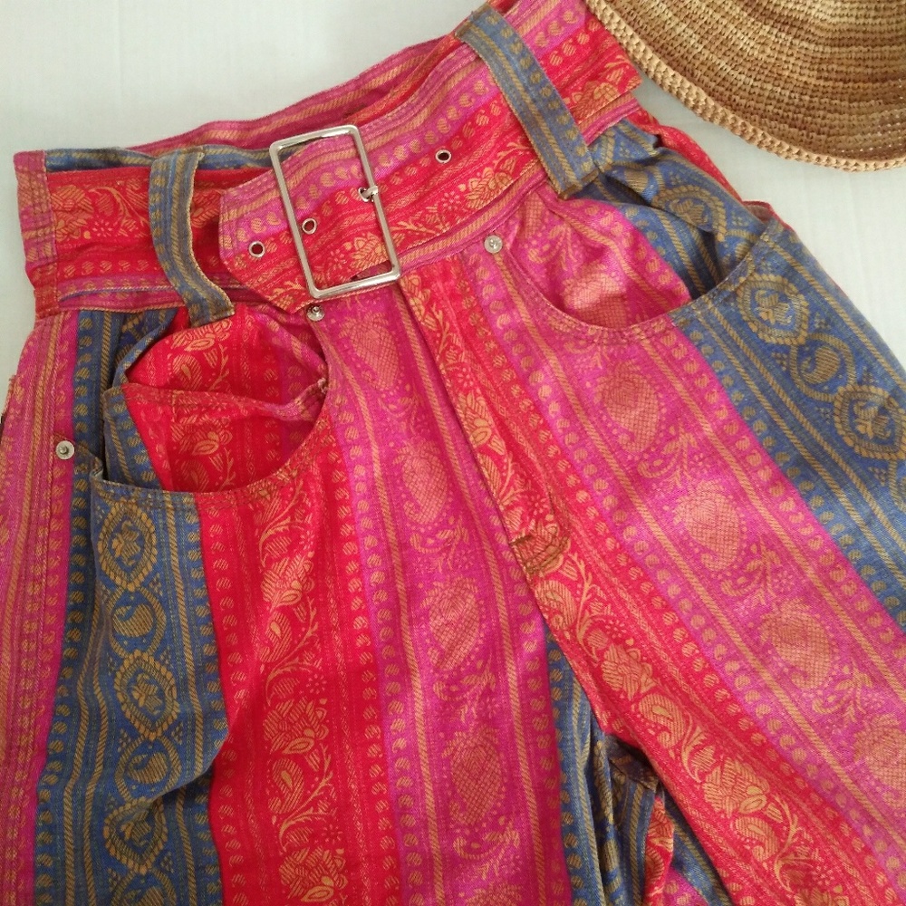 ZEPPELIN High Waist Baggy Wide Leg Pants